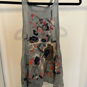 Embroidered Floral Women’s Top